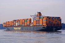AL MANAMAH — Container Ship, LIBERIA flag, built 2008