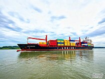 LOG IN PANTANAL — Container Ship, Brazil flag, built 2007