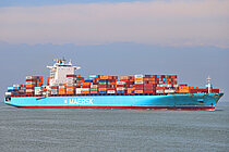 MAERSK SAVANNAH — Container Ship, Hong Kong China flag, built 2008