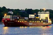 WEC MONDRIAAN — Container Ship, Portugal flag, built 2006