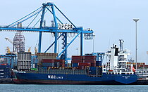 WEC JAN STEEN — Container Ship, Portugal (MAR flag, built 2007