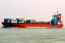 SARA BORCHARD — Container Ship, Portugal (MAR flag, built 2007