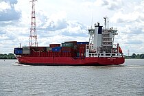 DINA TRADER — Container Ship, Portugal (Madeira) flag, built 2007