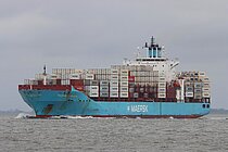 MAERSK BENGUELA — Container Carrier, Hong Kong China flag, built 2005