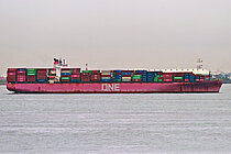 ONE THESEUS — Container Ship, JAPAN flag, built 2008