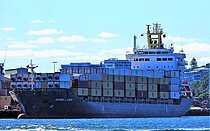 HANSA LANKA — Container Ship, Republic of Liberia flag, built 2008