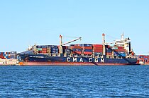CMA CGM NOUADHIBOU — Container Ship, Malta flag, built 2007