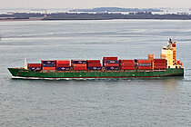 CAPE FELTON — Container Ship, Marshall Islands flag, built 2008