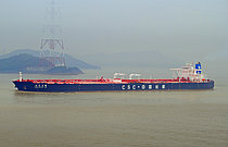 NEW FRONTIER — Oil And Chemical Tanker, Hong Kong, China flag, built 2011