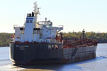 GULF BAYNUNAH — Oil And Chemical Tanker, Bahamas flag, built 2008