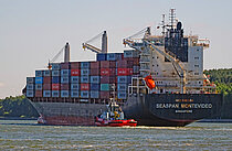 SEASPAN MONTEVIDEO — Container Ship, Republic of Singapore flag, built 2008