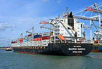 MAERSK NANSHA — Container Carrier, Marshall Islands flag, built 2008