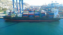 CMA CGM EAST — Container Ship, Bahamas flag, built 2008