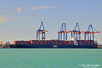 NINGBO — Container Ship, Republic of Liberia flag, built 2009