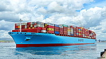 MAERSK ATHABASCA — Container Ship, Singapore flag, built 2010