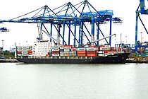 CALA PAGURO — Container Ship, Liberia flag, built 2007