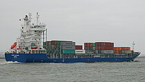 ATLANTIC SOUTH — Container Ship, Singapore flag, built 2007