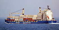 OSHAIRIJ — Container Ship, QATAR flag, built 2010