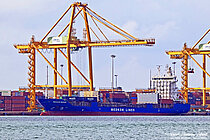 MEDKON MERSIN — Container Ship, Panama flag, built 2008