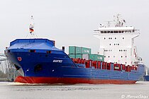 ATLANTIC EAST — Container Ship, Singapore flag, built 2008