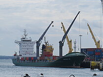 MEDKON VIE — Container Ship, Panama flag, built 2007