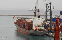 HANSA STEINBURG — Container Ship, LIBERIA flag, built 2010
