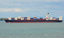NORFOLK — Container Ship, Liberia flag, built 2009