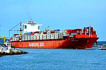 SANTA INES — Container Carrier, Denmark (DIS flag, built 2012