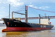 FERDINANDA S — Container Ship, Portugal flag, built 2008