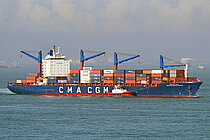 CMA CGM MENDELSSOHN — Container Ship, INDIAN flag, built 2012