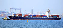 LOS ANDES BRIDGE — Container Ship, PANAMA flag, built 2009