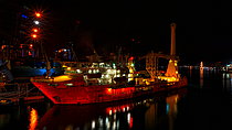 KARADENIZ CRANESHIP RAGIP BEY — Diving Support And Fire Fighting Vessel, Republic of Liberia flag, built 2010