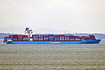 MAERSK WALLIS — Container Ship, SINGAPORE flag, built 2010