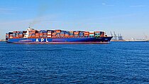 APL QINGDAO — Container Ship, MALTA flag, built 2012