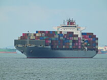 BEAR MOUNTAIN BRIDGE — Container Ship, Panama flag, built 2011