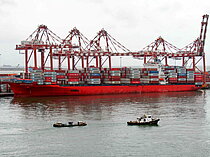 GULF BARAKAH — Container Ship, MARSHALL ISLANDS flag, built 2012