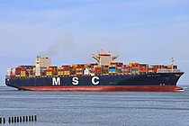 MSC ALTAIR — Container Ship, Liberia flag, built 2012