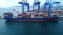 CONTSHIP PEP II — Container Ship, Republic of Liberia flag, built 2010