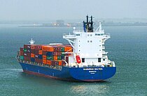 GREEN TIME — Container Ship, Panama flag, built 2011