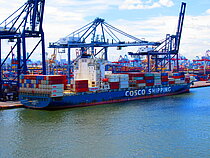 COSCO HOUSTON — Container Ship, HONG KONG flag, built 2012