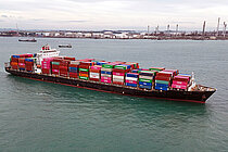CHIBA C — Container Ship, Liberia flag, built 2011