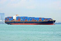 KOTA CABAR — Container Ship, SINGAPORE flag, built 2012