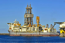 NOBLE GERRY DE SOUZA — Drill Ship, Liberia flag, built 2008