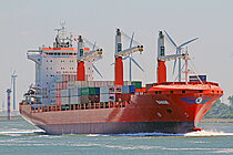 AL RAWDAH — Container Ship, MARSHALL ISLANDS flag, built 2014