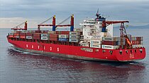 ETE N — Container Ship, LIBERIA flag, built 2012