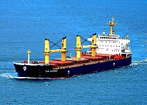 SAN ANTONIO — Bulk Carrier, Marshall Islands flag, built 2012