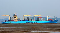 MAERSK COTONOU — Container Ship, SINGAPORE flag, built 2008