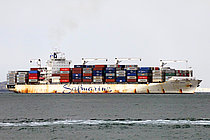 MAERSK CHILKA — Container Ship, Hong Kong China flag, built 2008