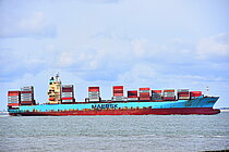 MAERSK CUBANGO — Container Ship, The Hong Kong Special Administrative Region of the People's Republic of China flag, built 2008