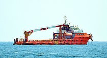 SHIVANSH SUPPORTER — Offshore Vessel, Saint Kitts and Nevis flag, built 2009